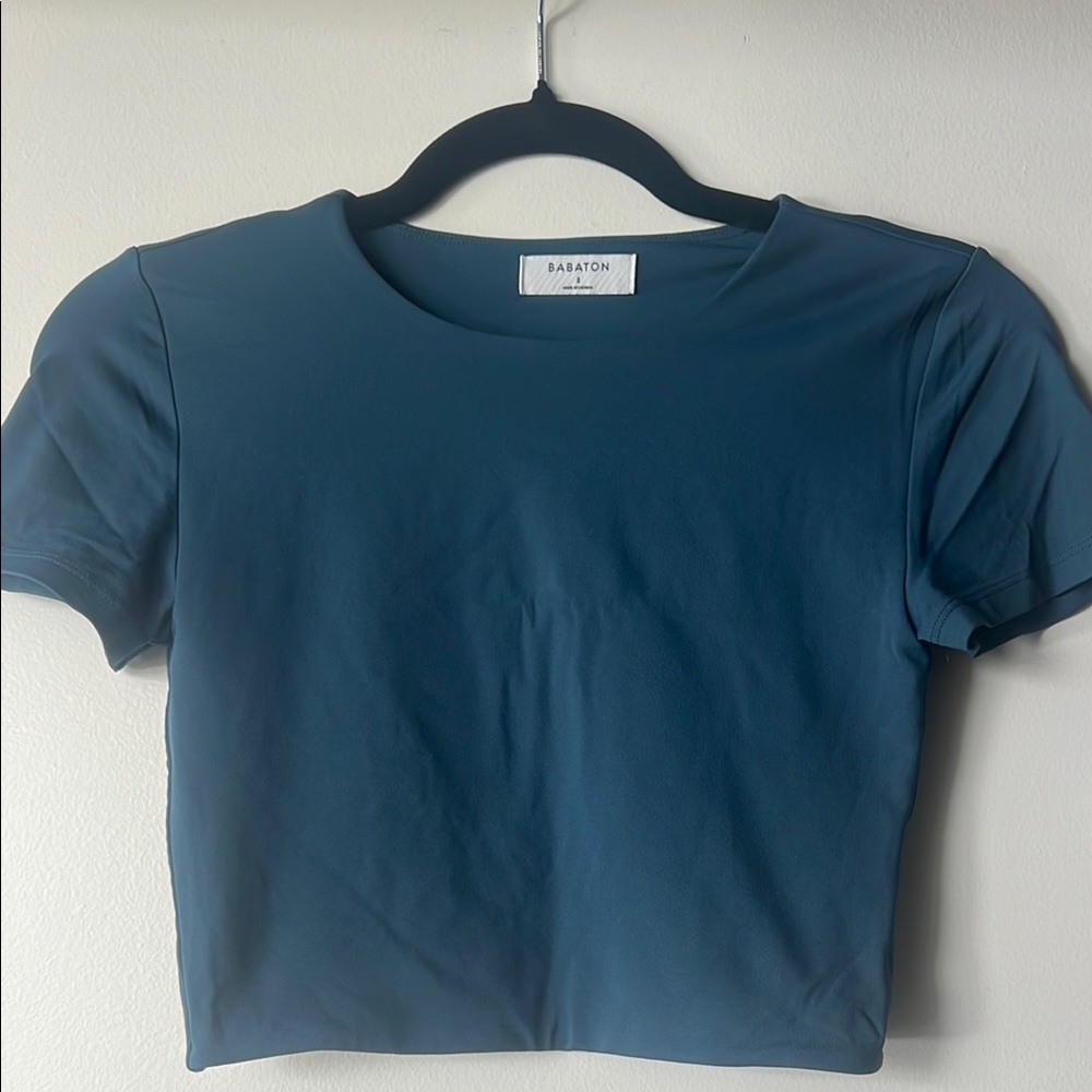 Babaton Blue Crop top